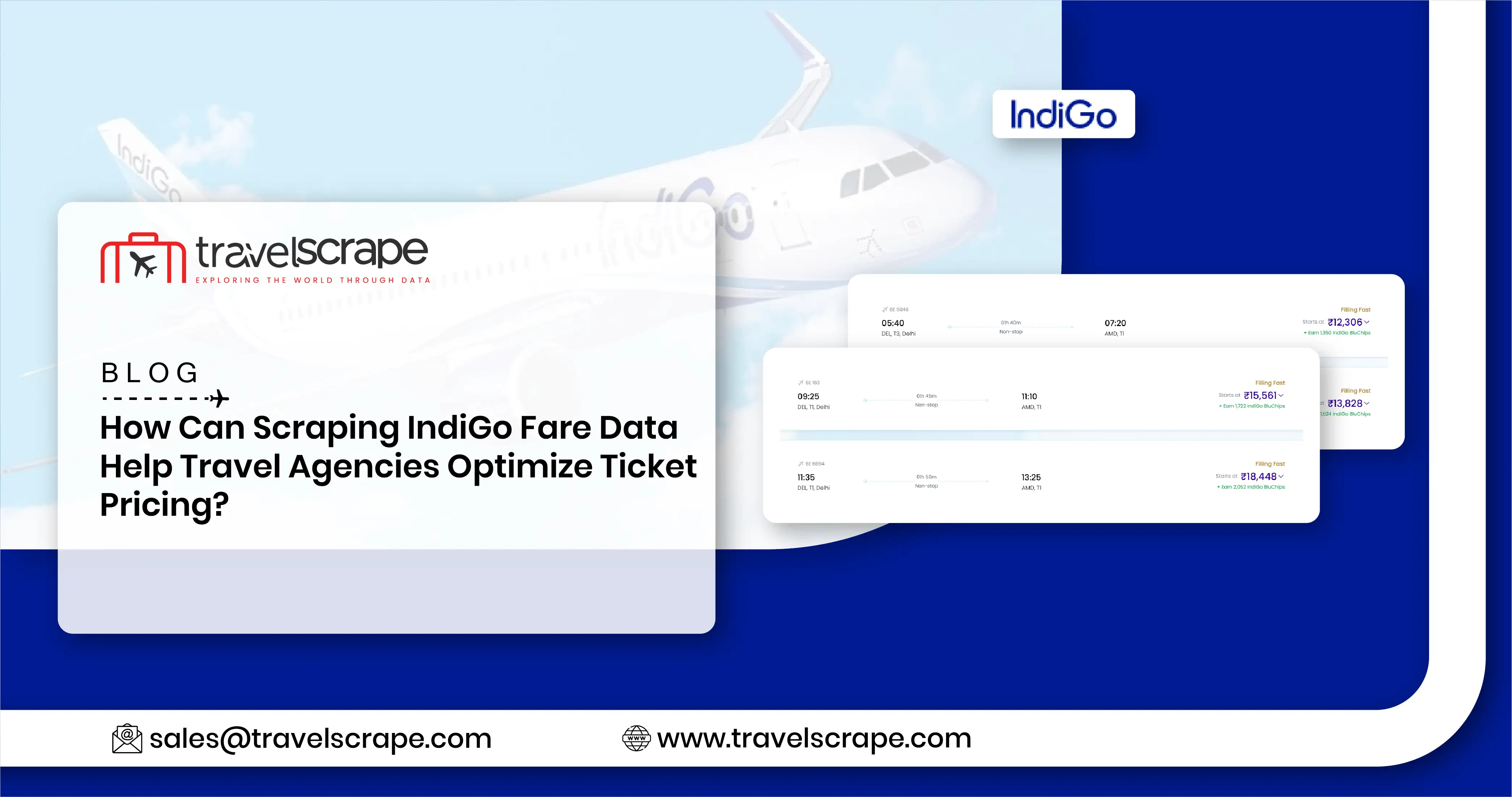 How Can Scraping IndiGo Fare Data Help Travel Agencies Optimize Ticket Pricing